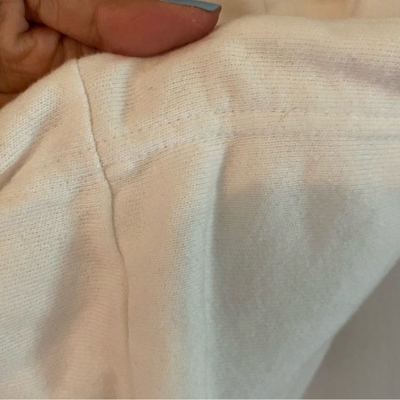 Aerie White Long Sleeve Oversize Hoodie Size Medium - Picture 4 of 12